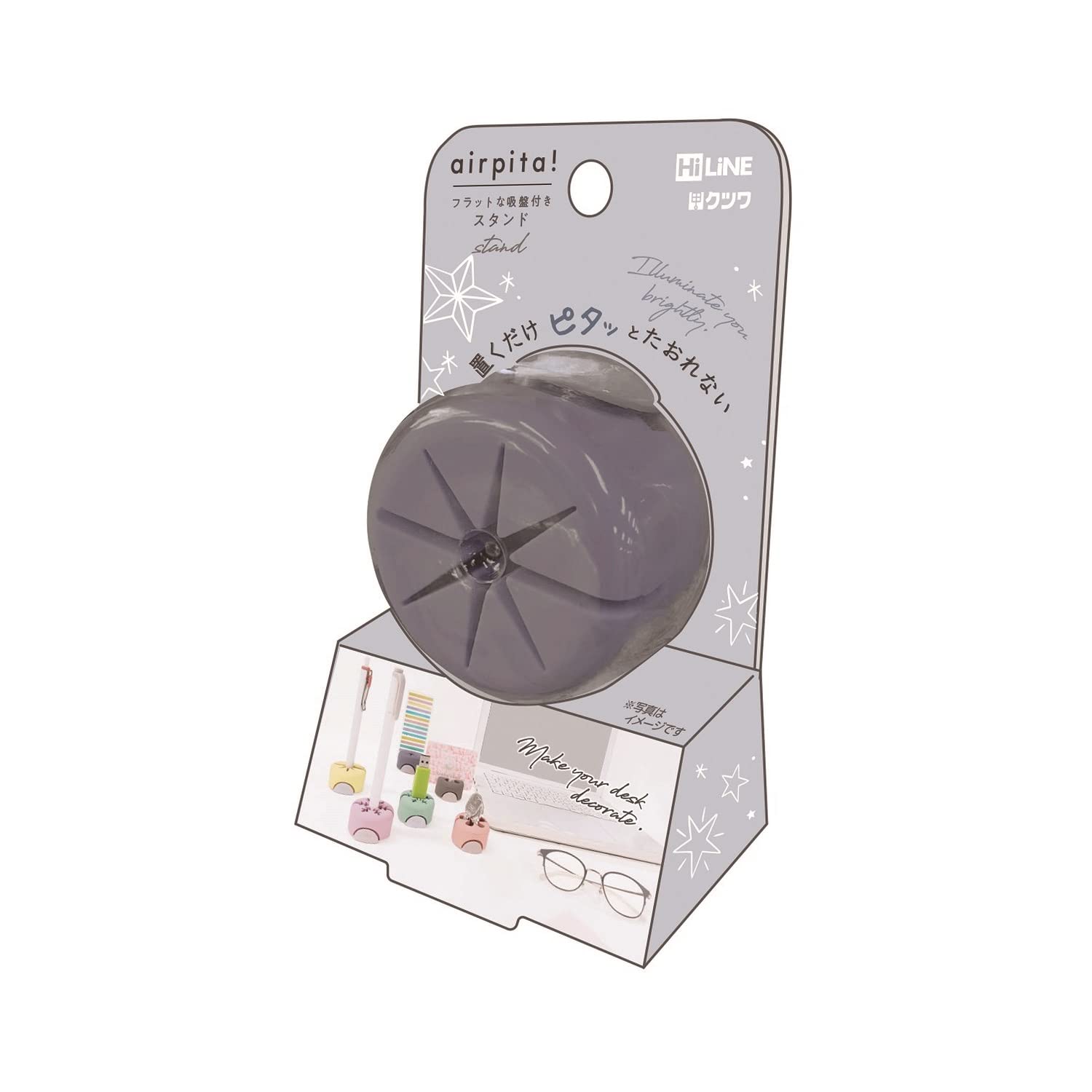 Kutsuwa Air Pita Stand Pen AK059NB Stand, Navy,