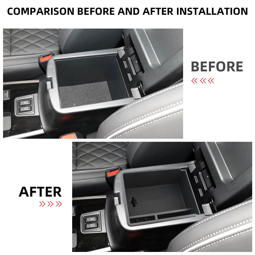 Car Center Console Armrest Storage Box for Mitsubishi Outlander 2019 - 2026 Organizer Tray Holder Case Car Interior Accessories