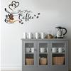 Kitchen Quotes Wall Sticker Removable PVC Wall Art Sign Peel And Stick Wall Decals for Dining Baking Room Bar Restaurant Home Decor