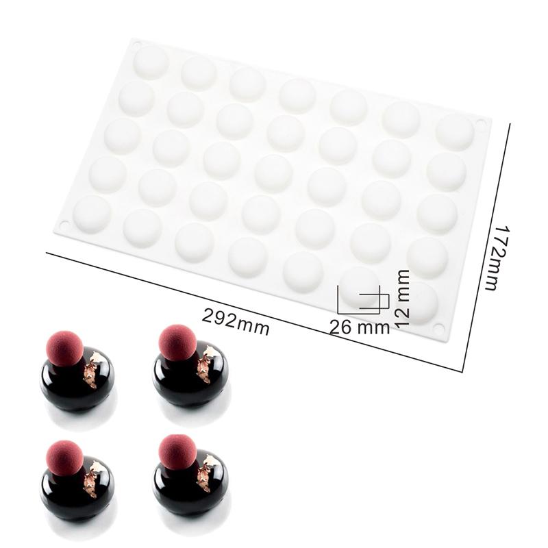 Oblate Shaped Mousse Silicone Molds 4 Options Available Chocolate Cake Mould Dessert Baking Mould Cake Decorating Tools