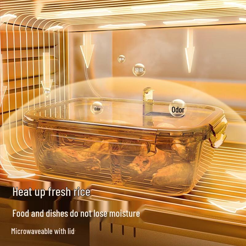 Microwave-Safe Glass Food Storage Container