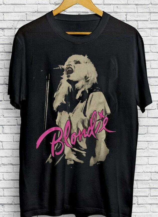 Blondie Rock Band Music Funny Cotton Black S234XL Unisex Classic Shirt MM743 Unisex T-Shirt L