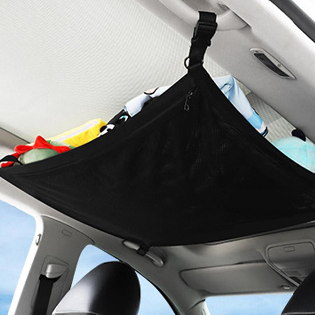 Auto Dach Gepäcktaschen Doppelschichtige Auto Dach Gepäcknetz Organizer Netz Tragfähigkeit Innen Dach Organizer Netz Straße
