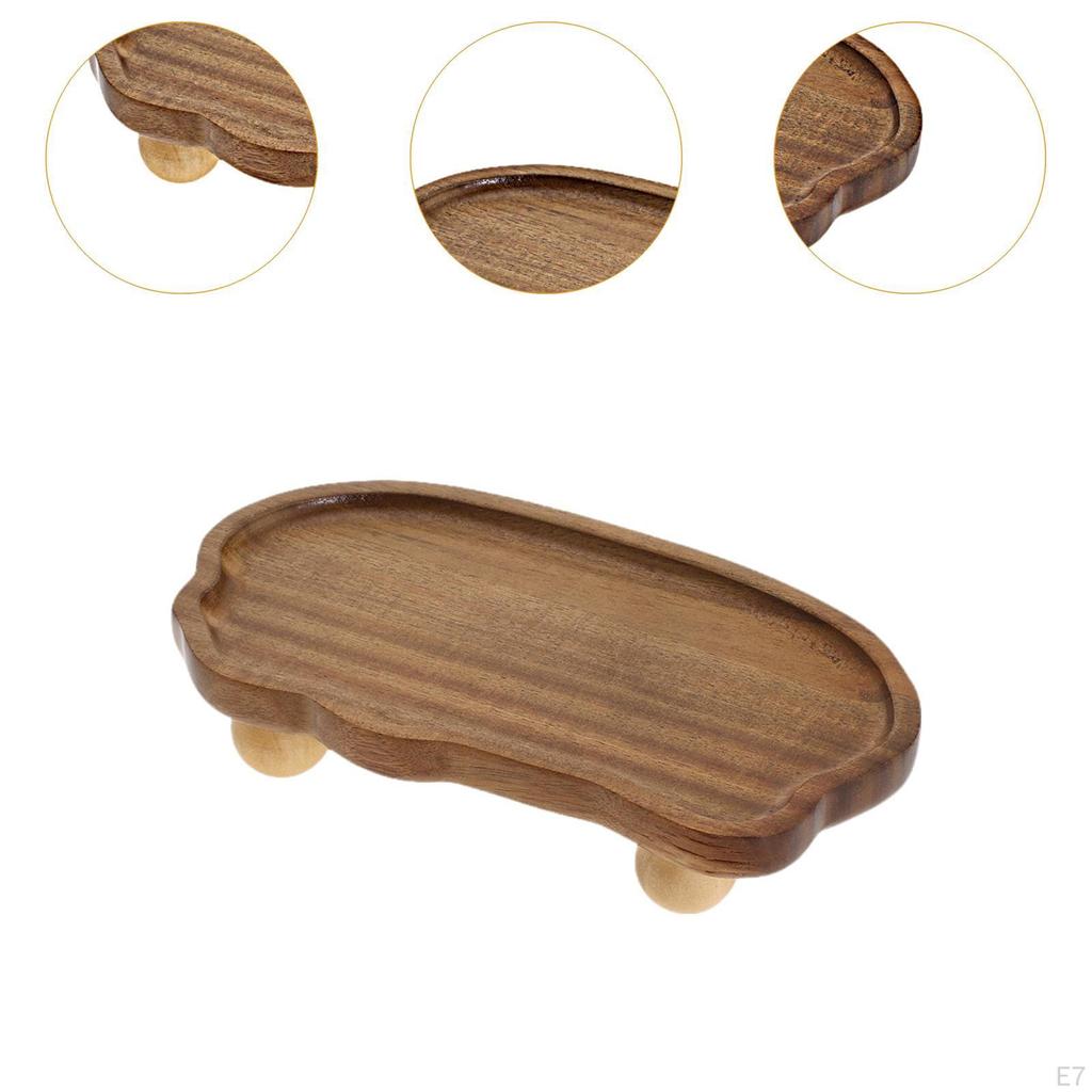 Drewniany stojak na biżuterię, podstawka na drobiazgi, do świec walentynkowych, roślin