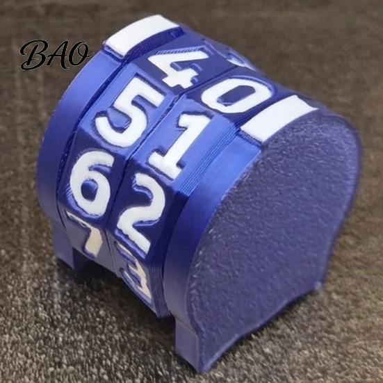 Compteur PLA Imprimé en 3D Compteur Rotatif à Roue à 2 Chiffres Outil Manuel Rotatif de Suivi de Vie pour Jeu de Société ou de Cartes Score Facile à Lire