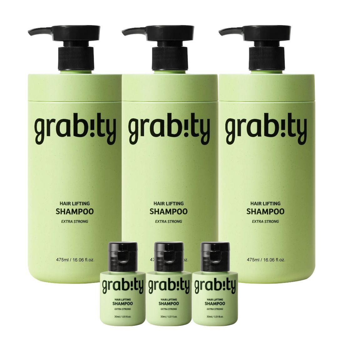 

Hair Lifting Shampoo Extra Strong Floral Scent 475ml x 3 (Free: 3 Mini 30ml)