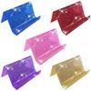 Acrylic Business Card Holder for Desk Sequin Glitter Desktop Name Card Organizer Stand for Home Office