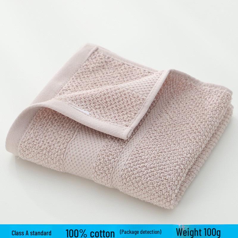 Thickened Absorbent Pure Cotton Bath Towel for Household and Face Wash