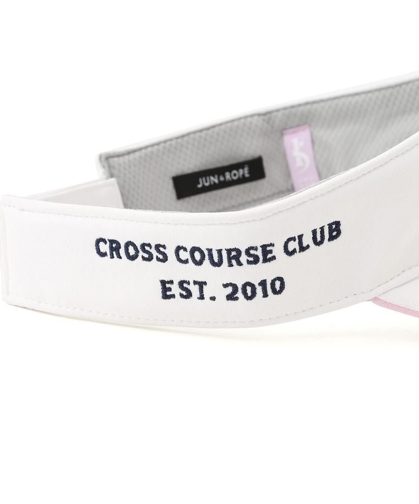 Jun & Rope Visor, 3D Logo Embroidered Visor for Women, ERU15020, Pink (63)