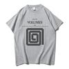 Álbum VOLUMES Camiseta Espiral Bon Iver Banda Heavy Mental Camiseta Verano Cuello Redondo Manga Corta Camisetas Masculinas Unisex Streetwear Estampado Merch