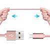 Câble USB Type C - Samsung - Galaxy S8/S9/S10 - 1M - Nylon Rose - Pratique et Esthétique