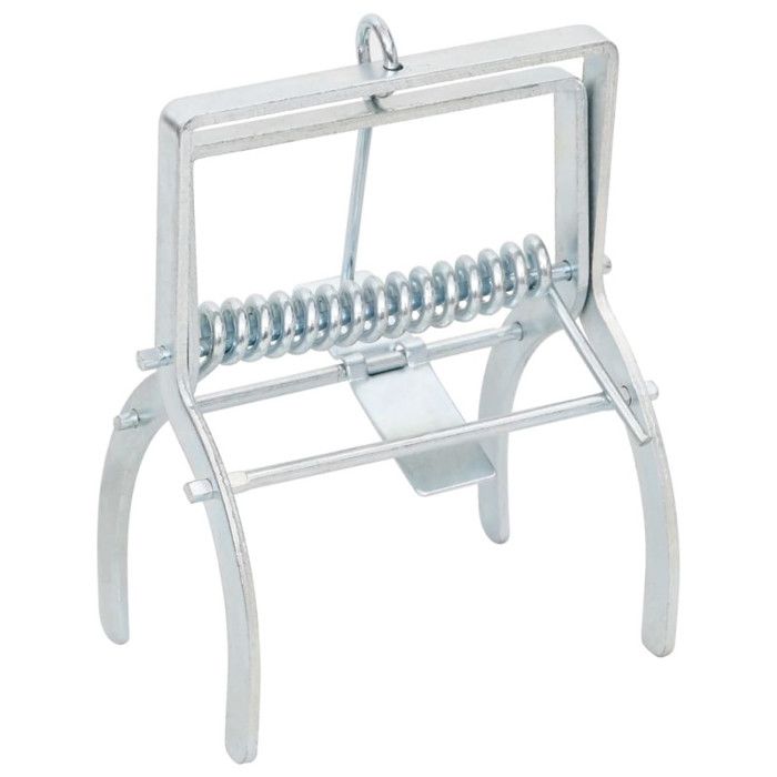 Pièges à taupes 4 pcs Argenté Acier galvanisé