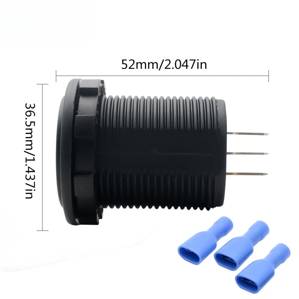 Universal DC 9V To 48V 10A Digital Voltmeter Ammeter Voltage Current Meter LED Display Measurement for 12V 24V 36V Electric Je10