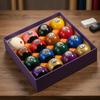 16 Pieces 16-Ball Pool Set Bright Colors Balls with Cue Ball Professional