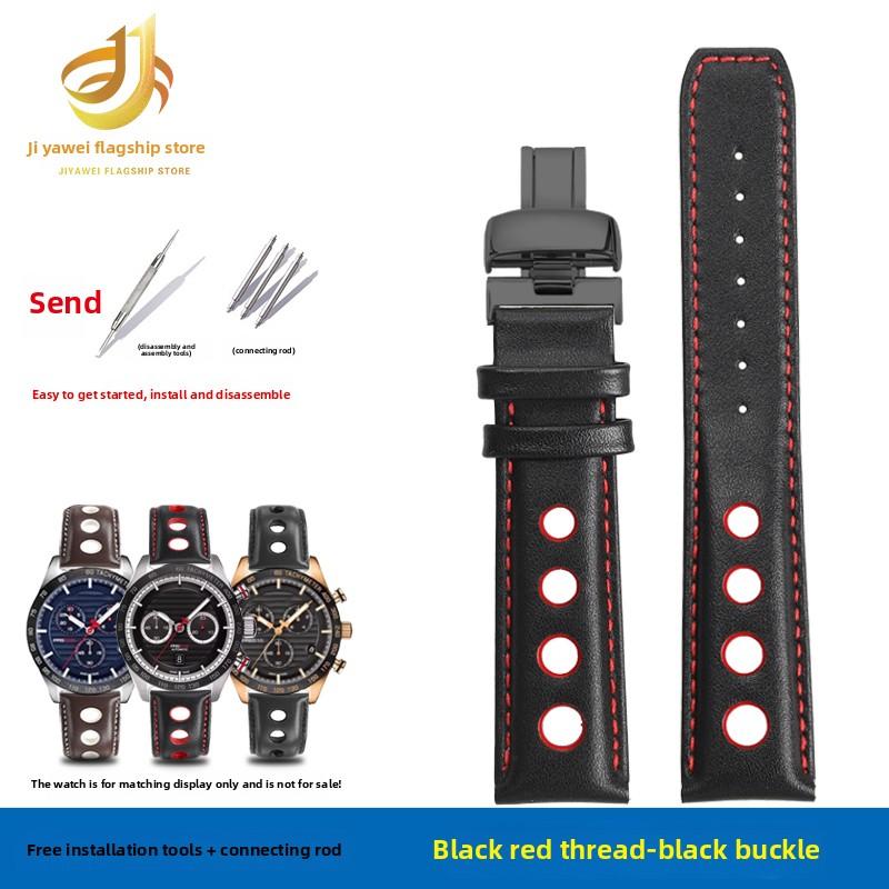 For Tissot 1853 Racing Sports PRS516 T91 T044 T100417/T044430 Watch Strap Genuine Leather Cowhide Watchband Men 20mm Bracelet