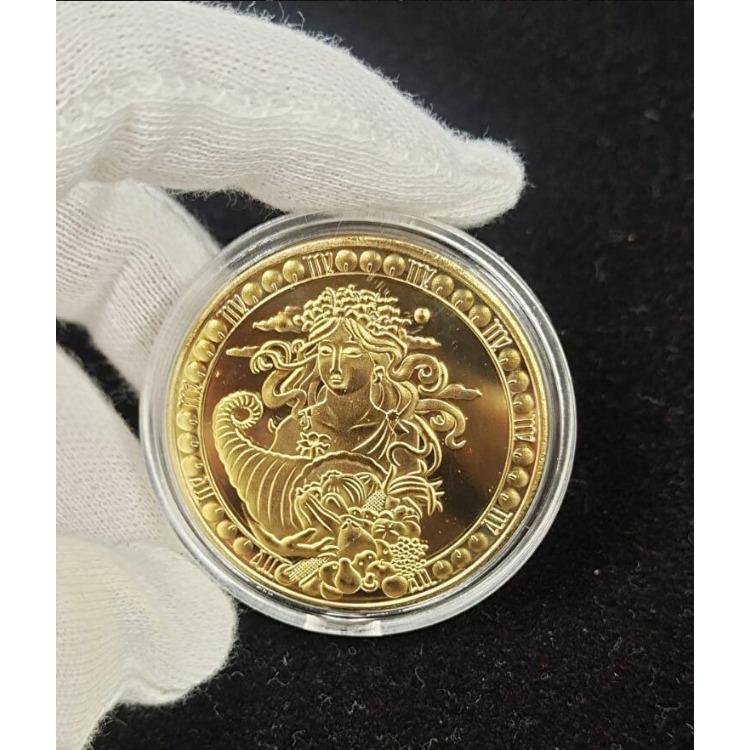 Dwanaście pamiątkowych medali konstelacji Złote monety Wróżka Zębówka 12 rękodzieła zodiaku Monety europejskie i amerykańskie Monety konstelacji Szczęśliwego Strażnika