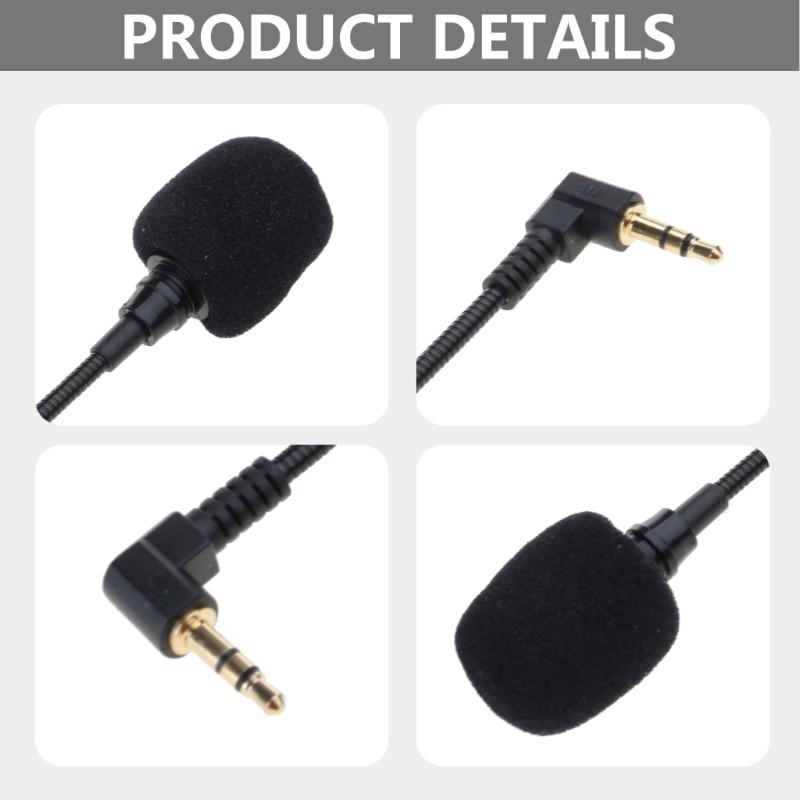 Mini 3.5mm Flexible Capacitance Microphones Microphones for Mobile Phone PC Laptop Notebook