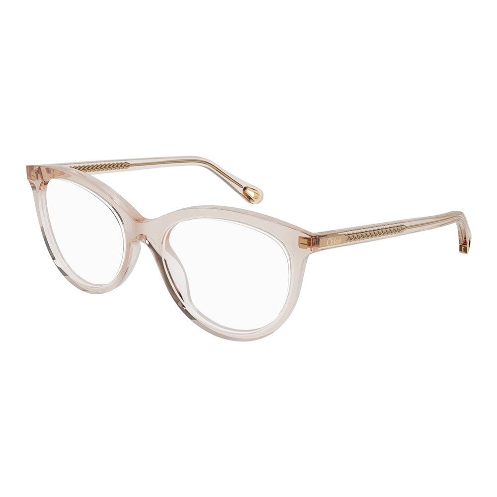 

Chloe Ch 0117o 003 52mm Womens Cat Eye Eyeglasses 52mm Transparent Pink