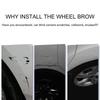Universal Car Truck Body Fenders Flare Rubber Wheel Arches Eyebrow Lip Anti-scratch Strip Sticker Mud Flaps Guard Trim 1.5M*3CM
