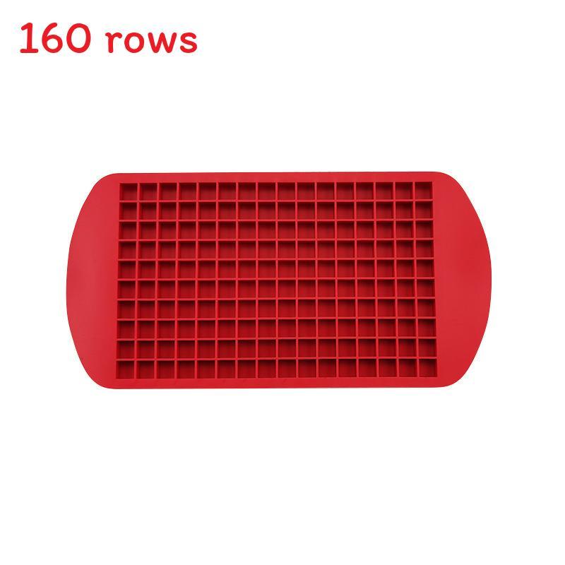 Modern Silicone Ice Cube Tray With 160 Clear Freezing Compartments For Home Kitchen Use