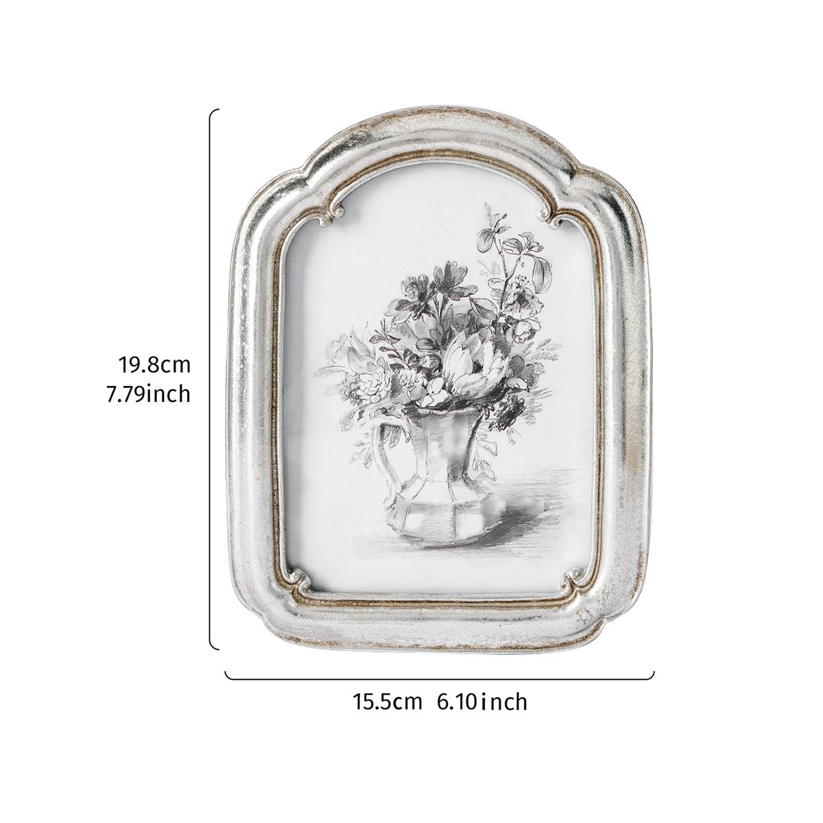 1PC, Multi-color Curved Door Decoration Frame, Resin Material, Simple Decorative Ornaments, Bedroom Desk Photo Decoration