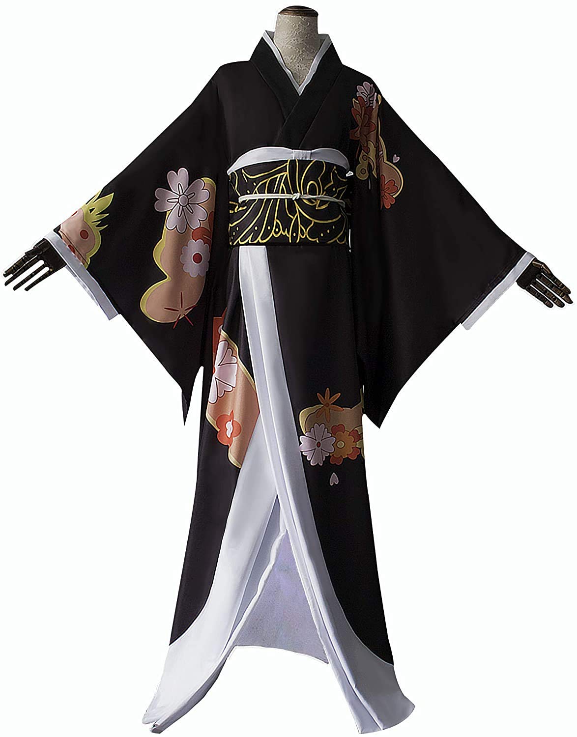 

Demon Kibutsuji Muzan Cosplay Anime Costume [RinMart] Slayer-style Costume, Cross-dressing Kimono, (M)