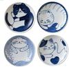Household Dipping Dish Vinegar Dish Cute Cat Element Ceramic Snack Dish Cartoon Creative Ceramic Dish Flavor Dish Fun Decoration
