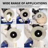 SI FANG 5Pcs 60mm Diamond Cutting Disc Cut Off Wheels with 5Pcs Mandrel 1/8'' Shank Stone Blade for Rotary Tool Drill Attachment Cutting Discs