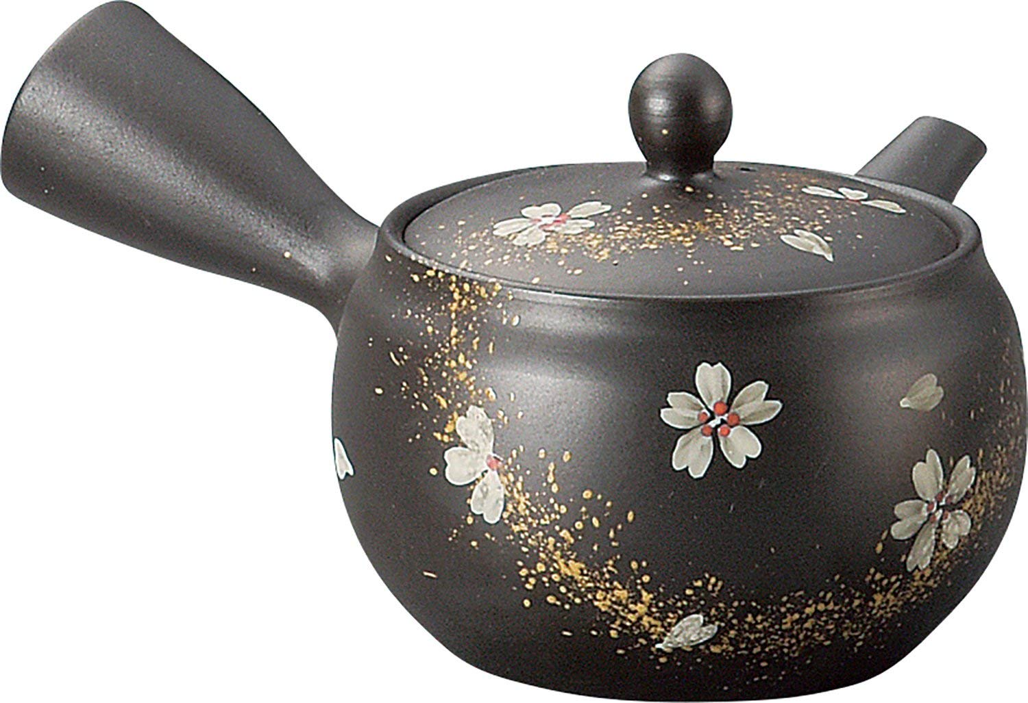 

Чайник Tokoname Ware Tomisen Black Dianthus Obi, черный, 280 мл Y510 чёрный