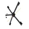 Wide Canopies Garden Umbrellas Base Weatherproofed Sun Shelter With Stabilizing Steel Crosses for Patios And BBQ 55KF