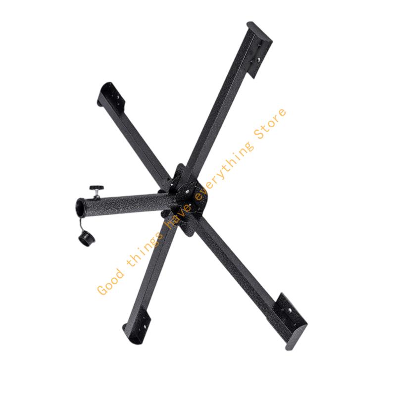 Wide Canopies Garden Umbrellas Base Weatherproofed Sun Shelter With Stabilizing Steel Crosses for Patios And BBQ 55KF
