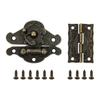 Bronze Locking Hasps Cabinet Hinge Easy To Install