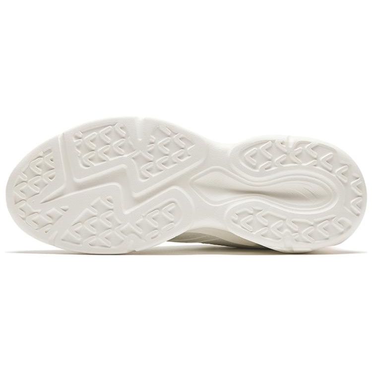 Anta Comfortable Versatile Lightweight Durable Breathable Low-Top Casual Shoes Women Sneakers White Orange 122348812-5