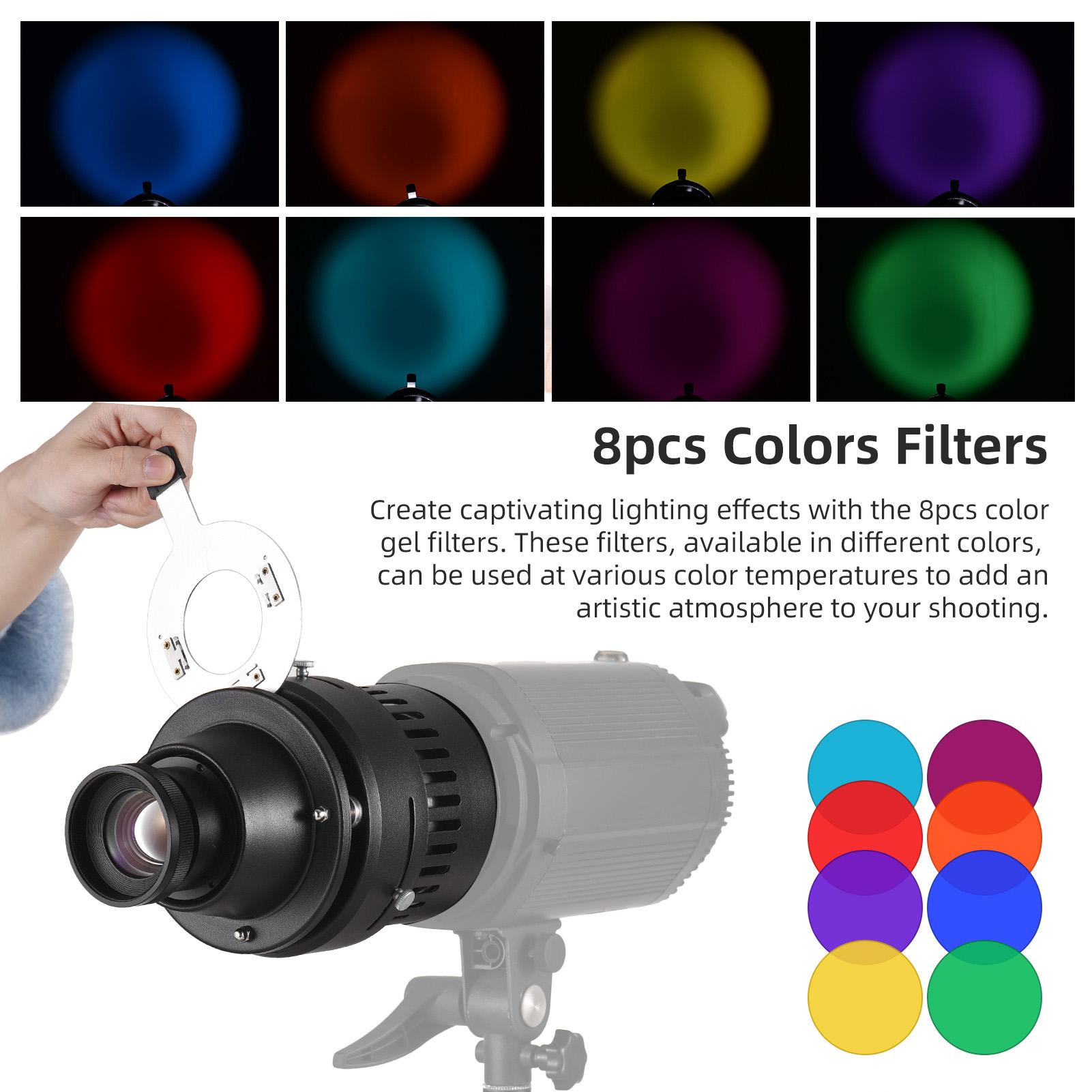 

Оптический снут Bowens Mount Конический Фокусирующий Конденсатор Искусство Спецэффекты Формируемый Луч Световой Цилиндр с 85мм F2.4 чёрный