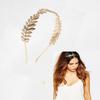 Bride Wedding Hair Accessories Greek Gold Leaf Headbands for Women Roman Diadem Crown Tiaras Headpiece Headdress