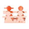 Vertical Napkin Holder Humanoid Pattern Iron Art Napkin Holder Multifunction Metal Napkin Holder Desktop