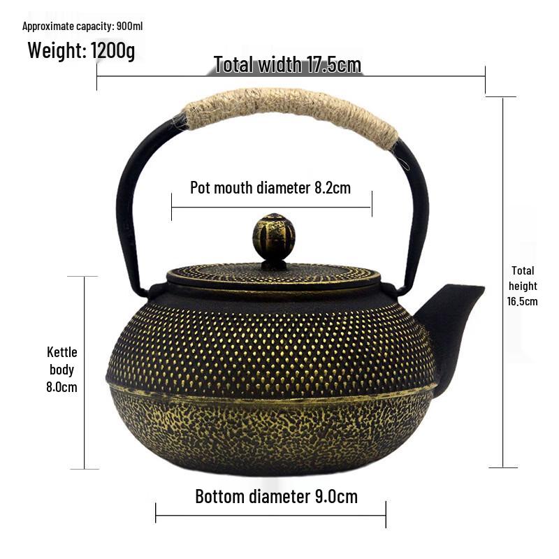 Cast Iron Teapot