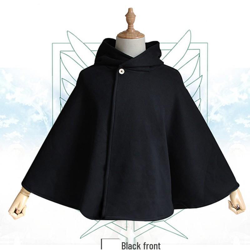 

Attack on Titan Survey Corps Cape - Eren & Mikasa Cosplay Cloak Uniform L
