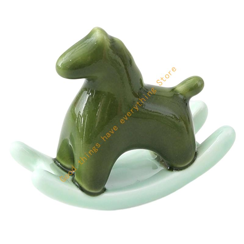 

Stylish Handmade Ceramic Horse Ornament Decoration For Shelf Decorative 55KF