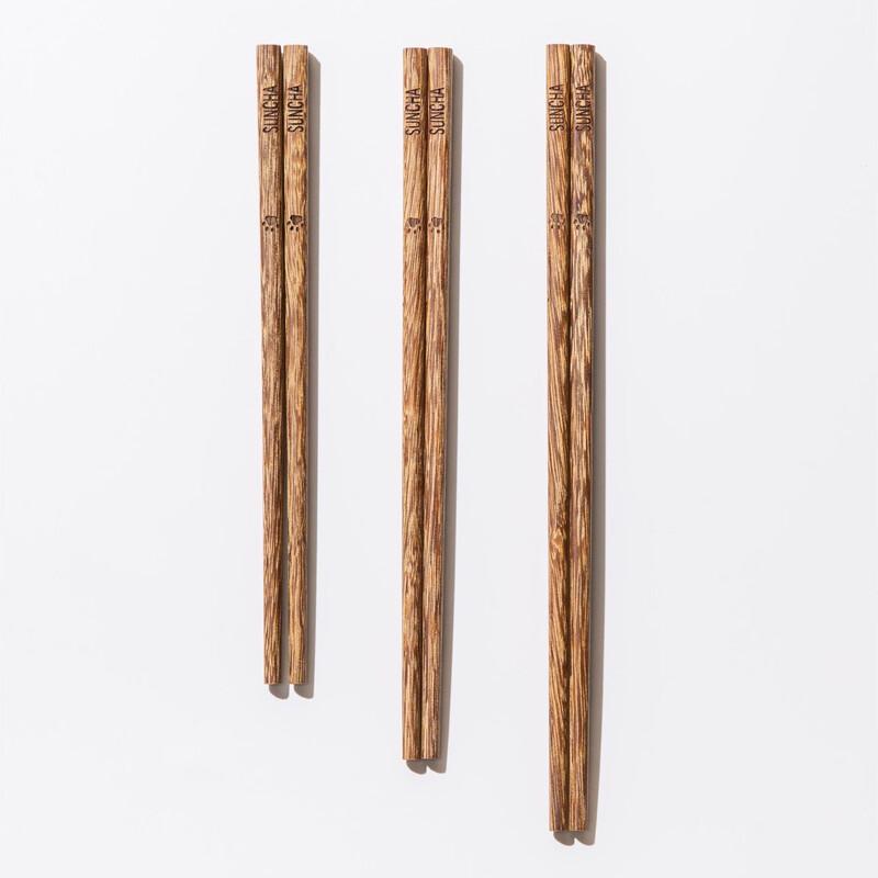 Shuangqiang Wooden Training Chopsticks for Kids