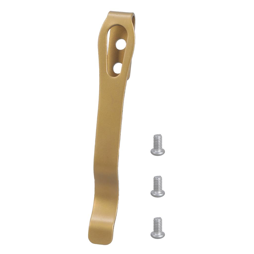 Clip da tasca in acciaio inossidabile, pinza posteriore per strumento da taglio, equipaggiamento EDC, resistenza, attacco per cintura, design antiruggine, strumento di riparazione