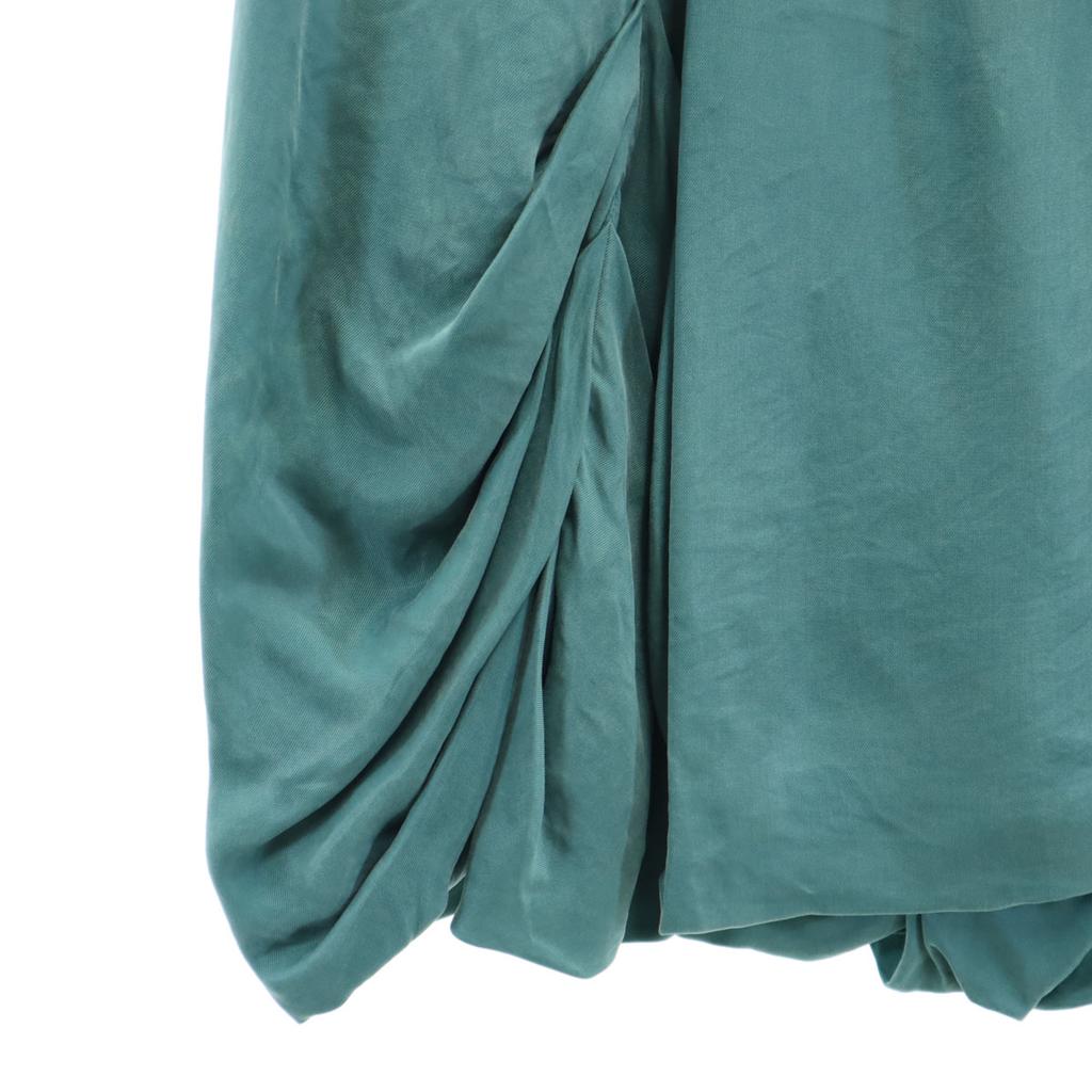 Emporio Armani made in Italy Mini length Balloon skirt 36 Turquoise Women Used