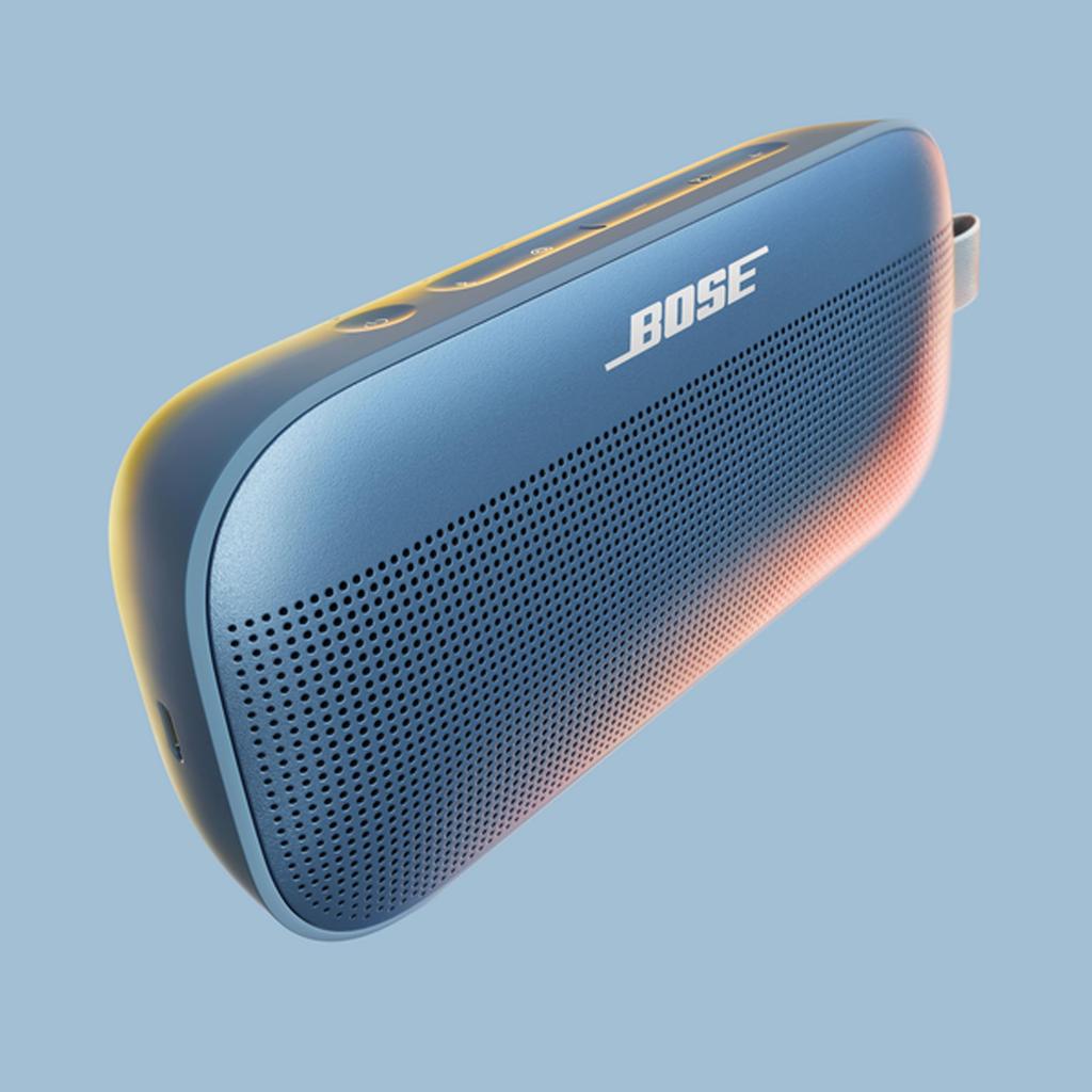 Bose SoundLink Flex Portable Bluetooth Speaker 2nd Generation Waterproof Dustproof Hi-Fi Audio 12 Hours Blue