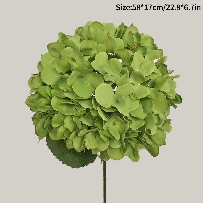 Artificial Flowers Silk Hydrangea Fake Flower Wedding Bridal Bouquet Arrangement Home Christmas Decor Hortensia Artificiales