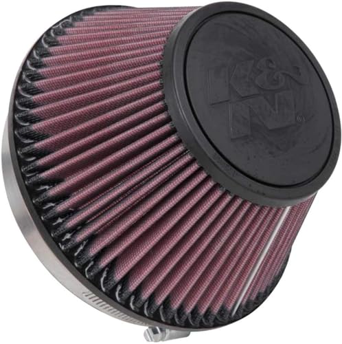 K&N Universal Clamp-On Air Intake Filter: High Performance, Premium, Washable, Replacement Air Filter: 6
