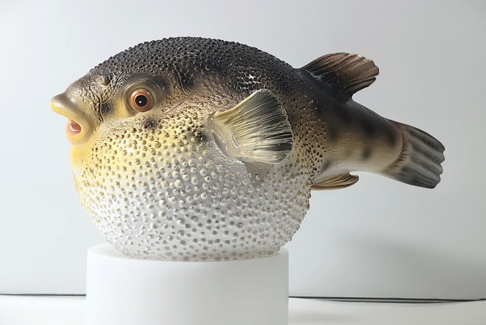 Аотомо Морская Жизнь Фигурка Виниловая Модель Рыба-ёж Коричневая FK Мягкий Винил Морское Существо