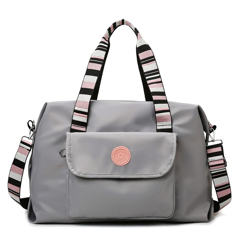 Short trip bag women dry and wet separation sports yoga fitness bag casual light shoulder luggage bag