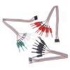 30Cm 10 Needle Hook Clamp Kit Logic Analyzer Cable Clamp Probe With Springs At The Front Connect Chips Pins Power Tools