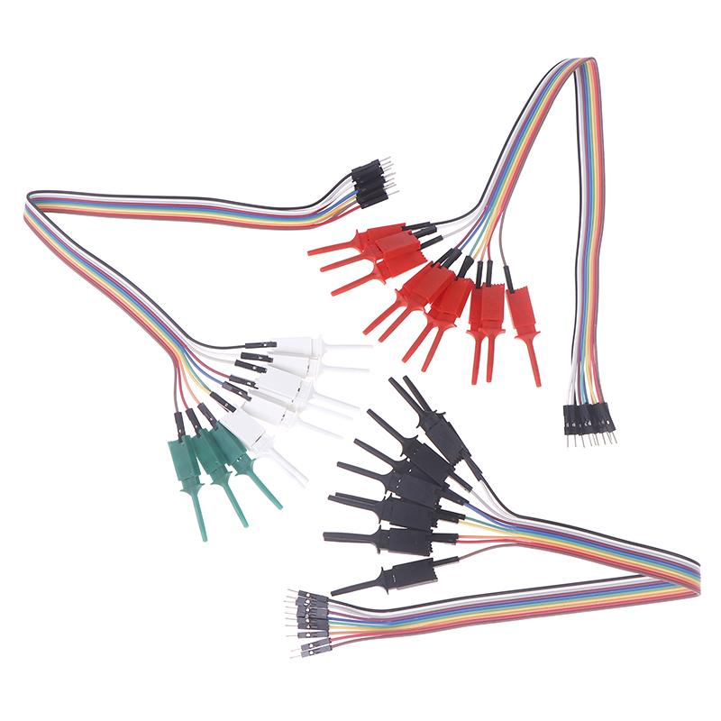 30Cm 10 Needle Hook Clamp Kit Logic Analyzer Cable Clamp Probe With Springs At The Front Connect Chips Pins Power Tools