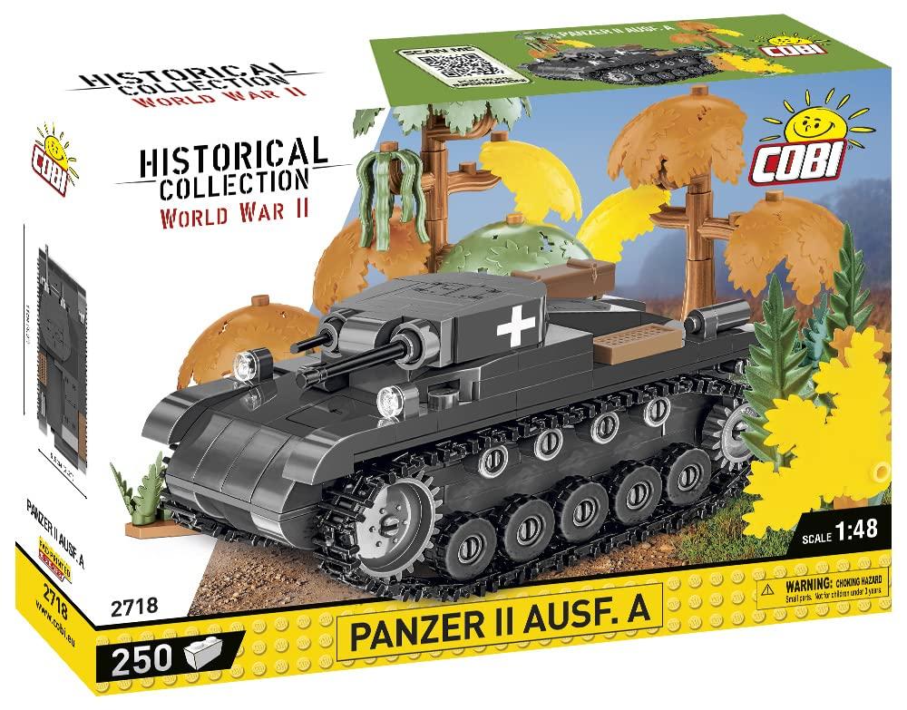 

COBI Blocks German Tank Panzer PANZER II 250 Pieces IN Compatible with Lego AUSF.A 1/48 [MADE EU] #2718
